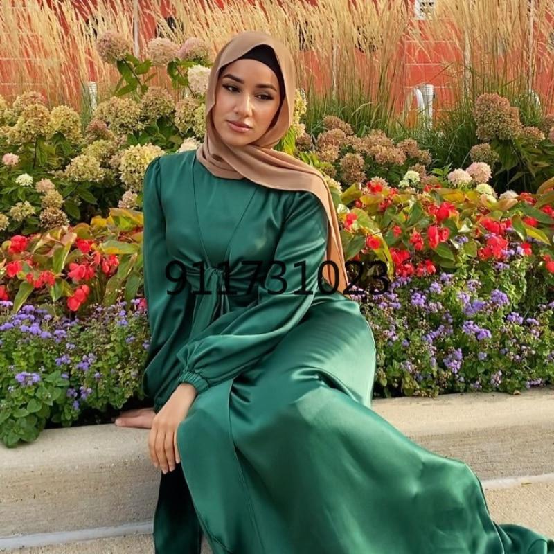 2021 Spring and Autumn Muslim Women Long Sleeve Polyester Long