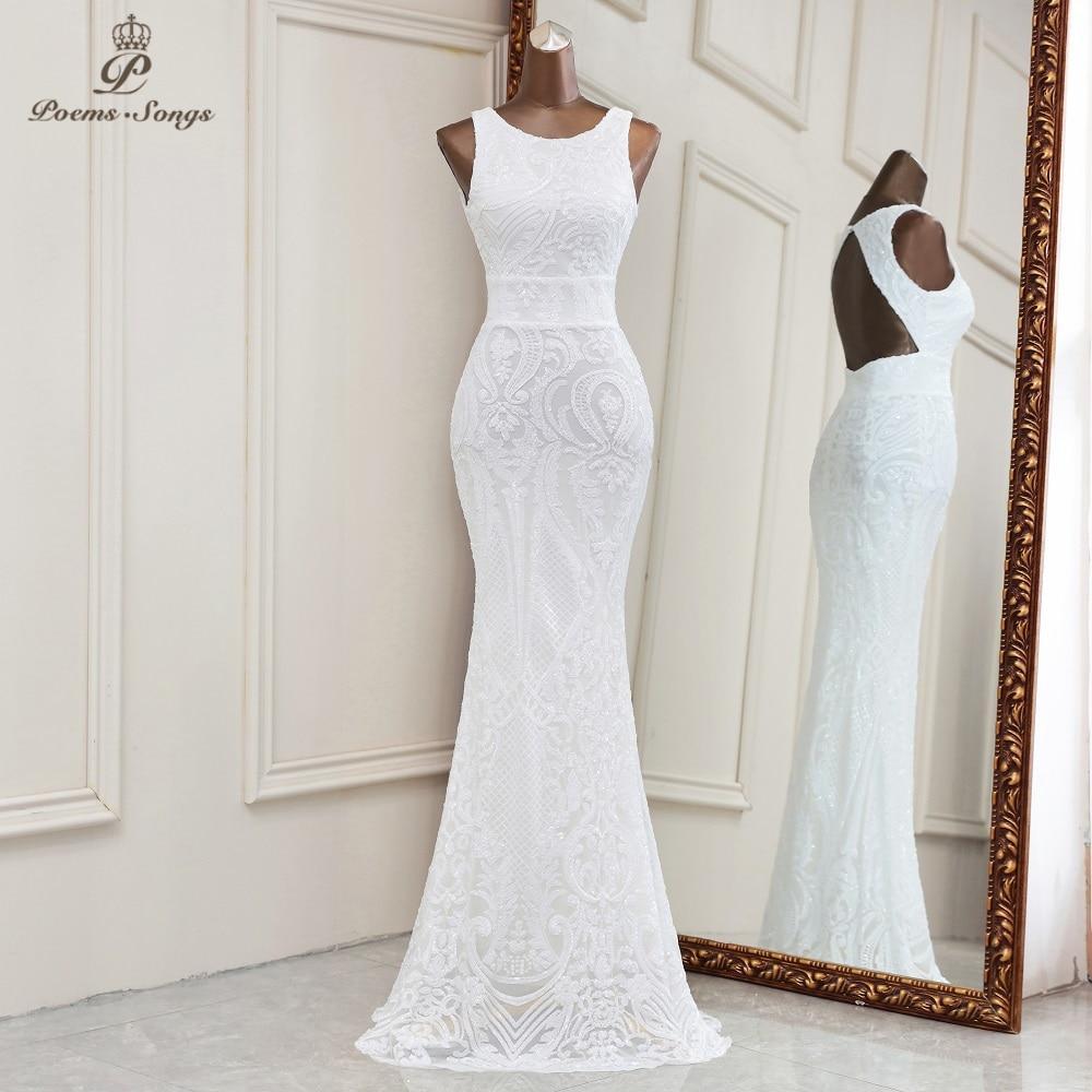 White Women's Formal Dresses for Wedding Guest Sexy V Neck Backless High  Split Elegant Semi Party Prom Evening Gowns, A01#white, Small : :  Clothing, Shoes & Accessories