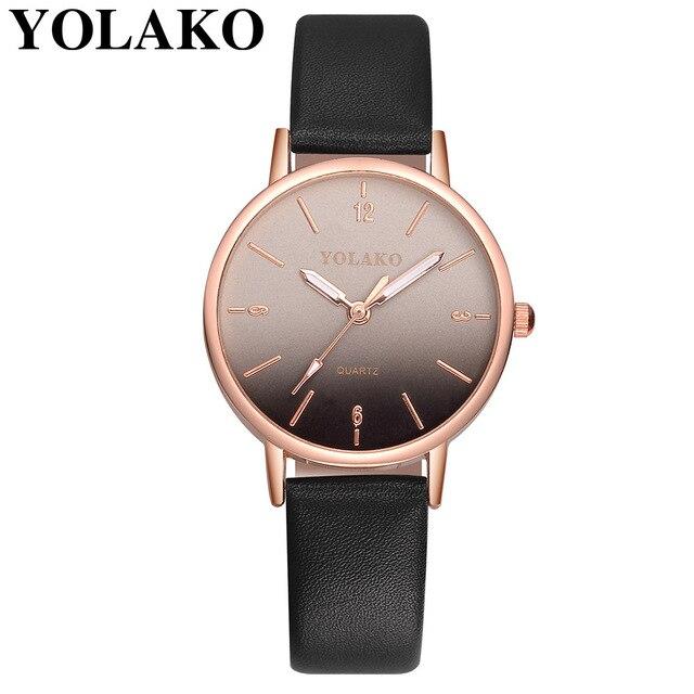 Women Watches Leather Band Luxury Quartz Watches Girls Ladies Wristwatch  Relogio Feminino (0039 Brown) : : Fashion