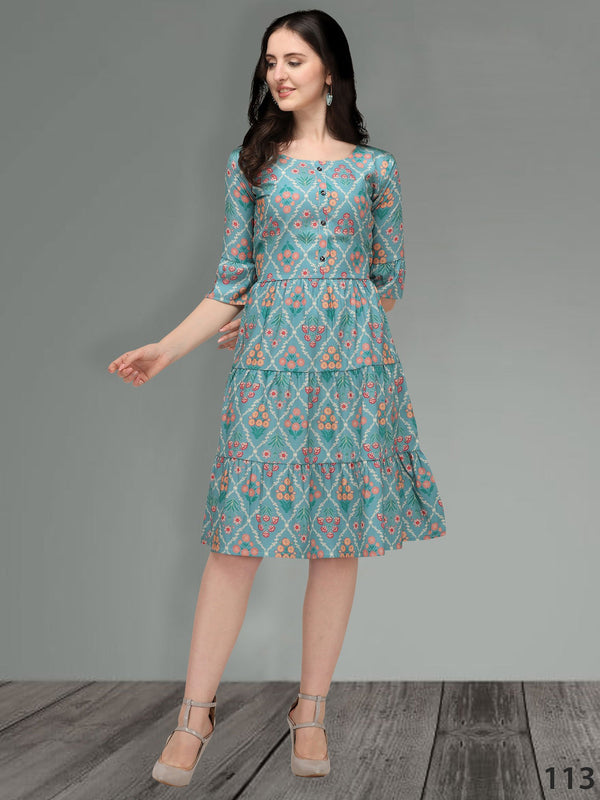 Bella Fancy Dresses US Kurti Regular Designer Jaipuri Cotton Western Kurti