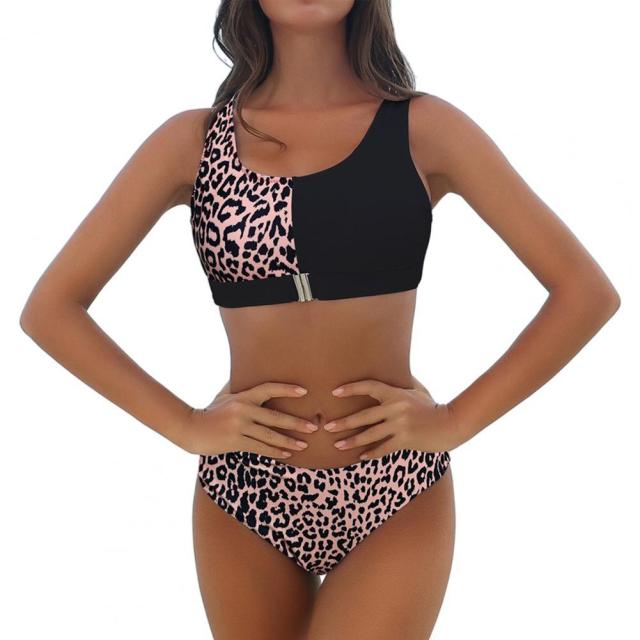 Bella Fancy Dresses US New Sexy High Waist Bikini Swimsuit Women Swimwear Bandeau Push Up Bikini Set Buckle Bathing Suit Beach Wear Swimming Suit