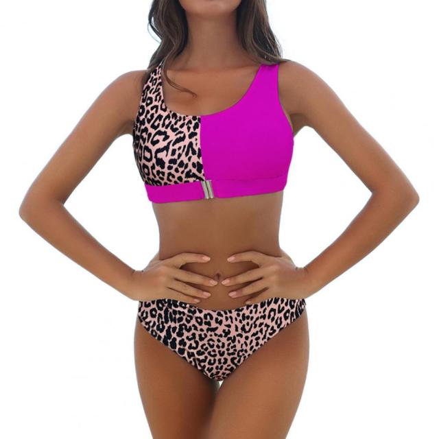 Bella Fancy Dresses US New Sexy High Waist Bikini Swimsuit Women Swimwear Bandeau Push Up Bikini Set Buckle Bathing Suit Beach Wear Swimming Suit