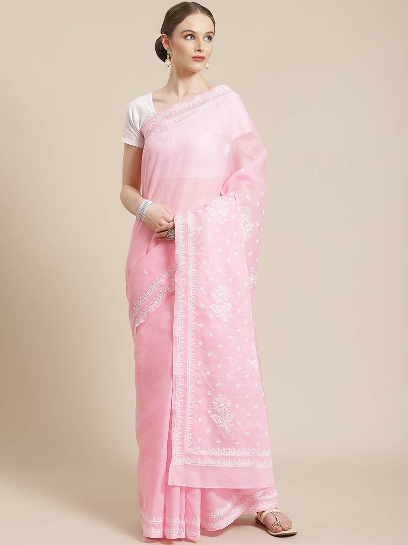 Bella Fancy Dresses US Saree Women's Multicoloured Polycotton Printed Saree with Blouse piece