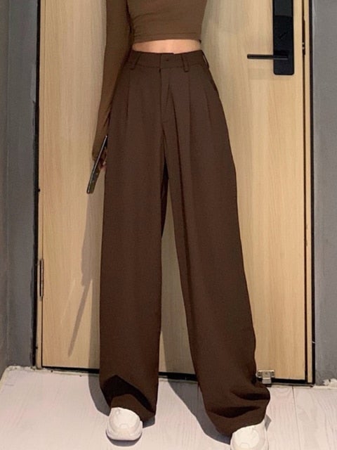 Cargo Pants Women Hippie Streetwear Punk High Waist Korean Style Oversized  Trousers Female Sweatpants - AliExpress