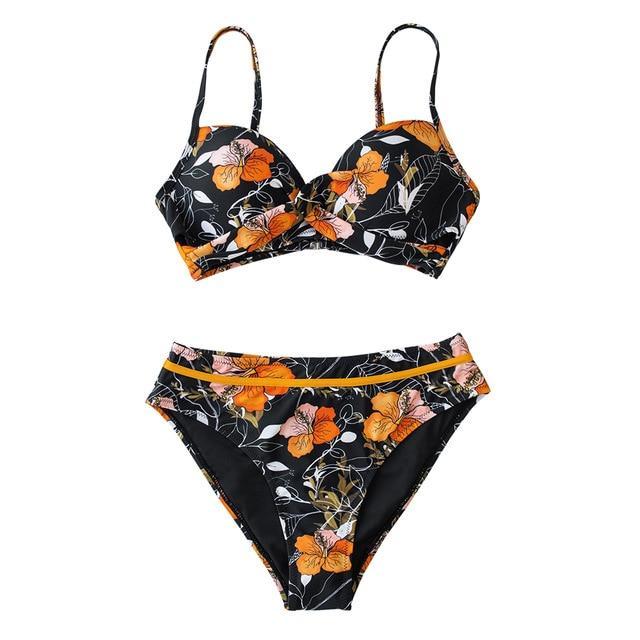Bella Fancy Dresses US Western Wear CUPSHE Push Up Floral Wrap Bikini Sets Women Sexy Thong Two Pieces Swimsuits 2021 New Girl Beach Bathing Suits Swimwear