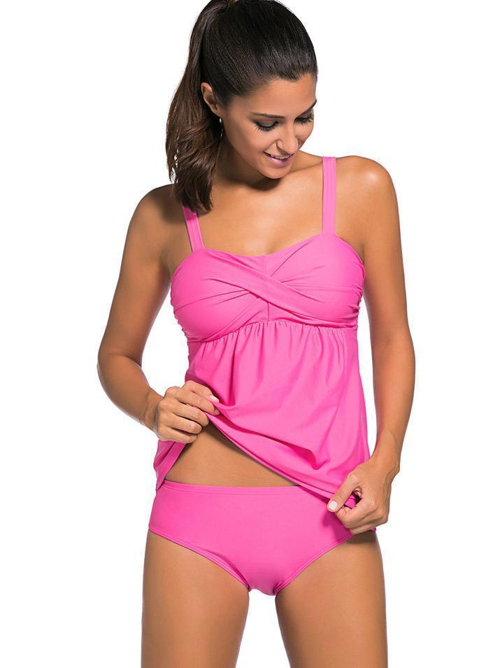 Bella Fancy Dresses US Western Wear Sexy Spaghetti Strap Wireless Solid Color Swimsuits