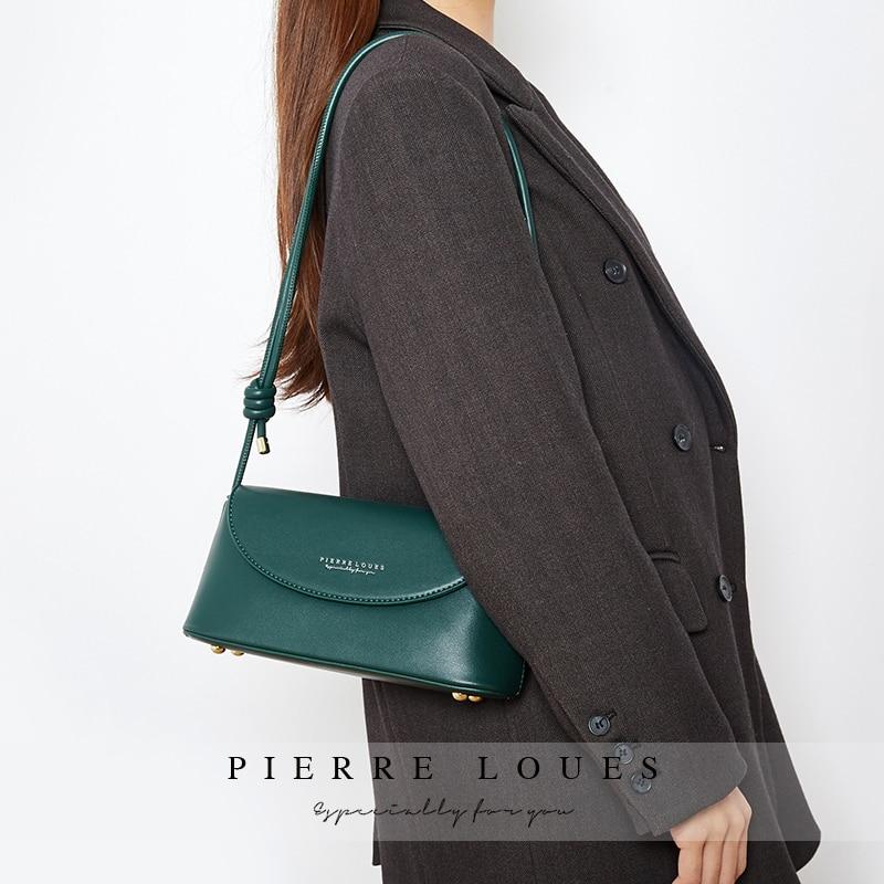 eprolo Brand Designer Baguette Handbag Women's Shoulder Bag Pu Leather Female Crossbody Bags Messenger Women Fashion Underar Purse