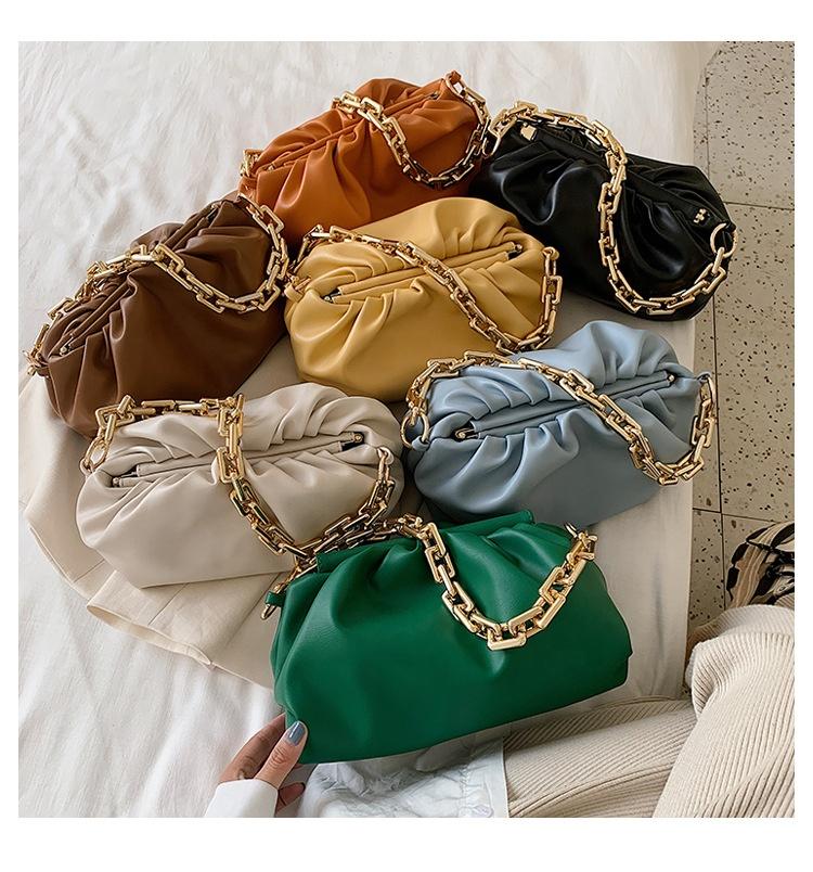 eprolo Hick Chain Shoulder Bag For Women Hobos Bag Women Crossbody Bag Luxury Handbags