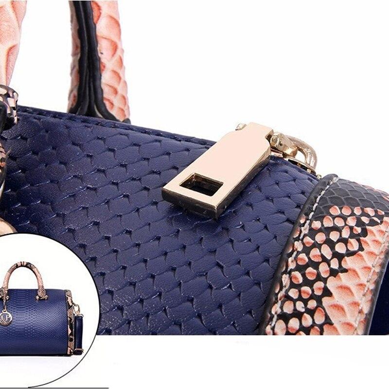 eprolo Luxury Handbags Women Bags Designer Crossbody Bags For Women Shoulder Bag Crocodile Leather Purse Snake Skin Print Bag Stripe