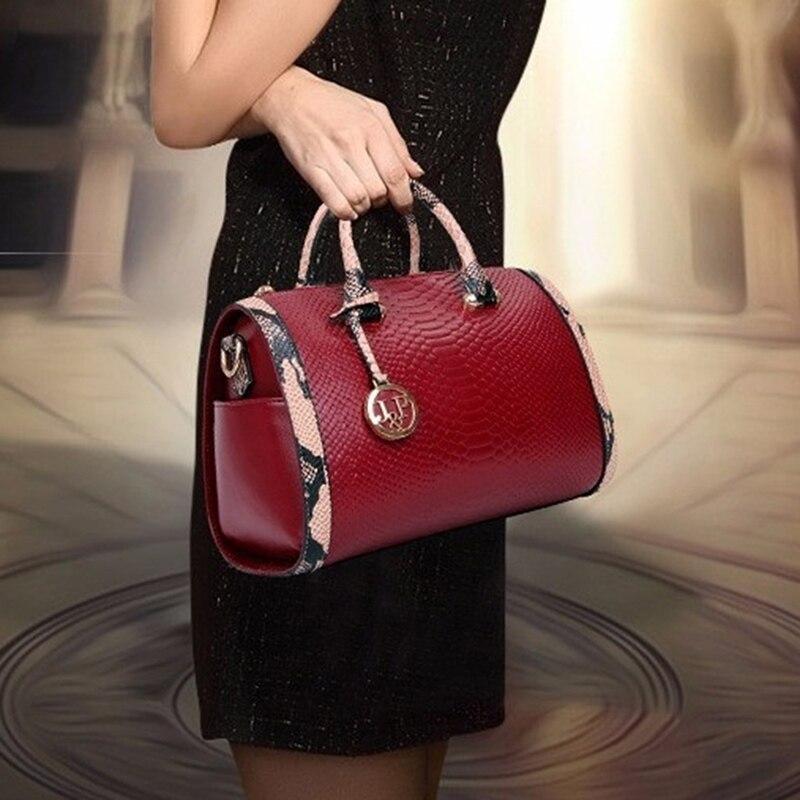 eprolo Luxury Handbags Women Bags Designer Crossbody Bags For Women Shoulder Bag Crocodile Leather Purse Snake Skin Print Bag Stripe