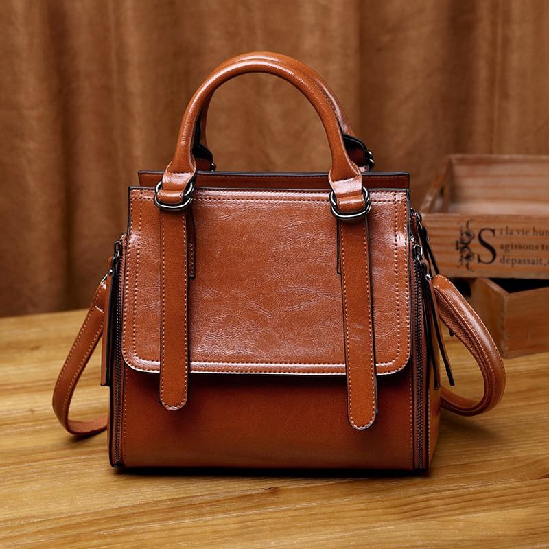 eprolo Real Genuine Leather Handbags Luxury Brand Handbags Women Bags Designer Female Crossbody Bags