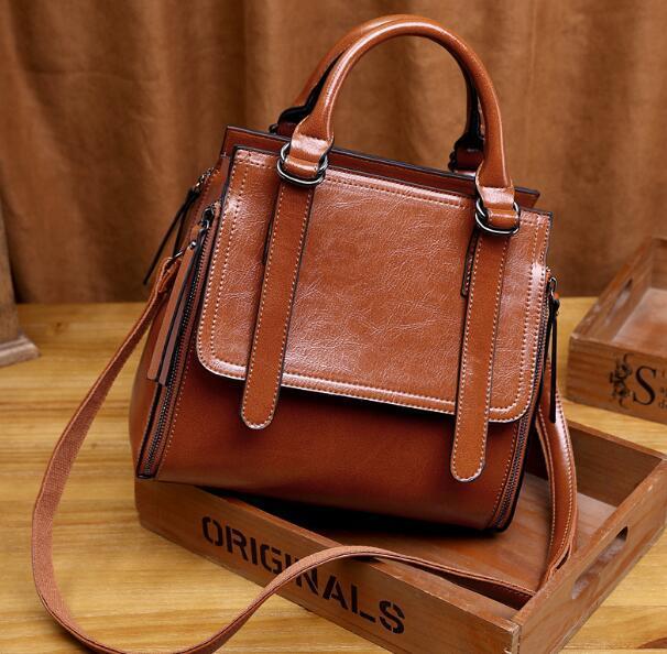 eprolo Real Genuine Leather Handbags Luxury Brand Handbags Women Bags Designer Female Crossbody Bags