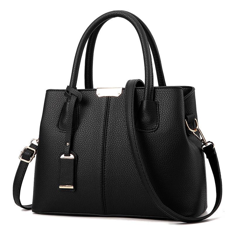 eprolo Women Bag Vintage Casual Tote Top-Handle Women Messenger Bags Shoulder student Handbag Purse Wallet Leather