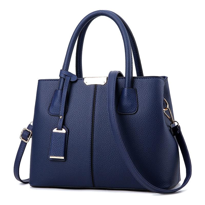 eprolo Women Bag Vintage Casual Tote Top-Handle Women Messenger Bags Shoulder student Handbag Purse Wallet Leather
